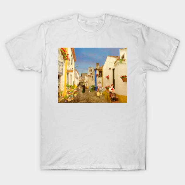 The street that never existed in Óbidos T-Shirt by PrivateVices